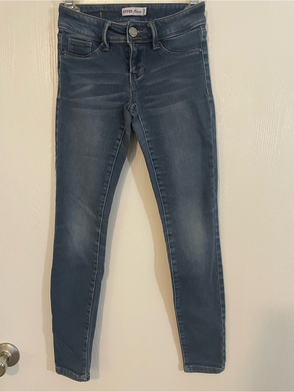 YMI Hyperstretch Skinny Jeans Junior's Size 1 Medium Wash Casual Denim